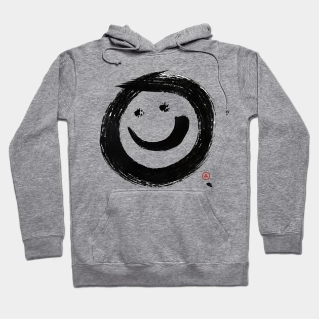 Be Happy Be Zen Hoodie by drumweaver